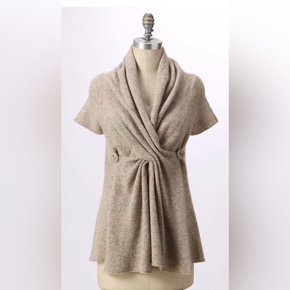 Anthropologie Wool Ballerina Sweater Sz Med